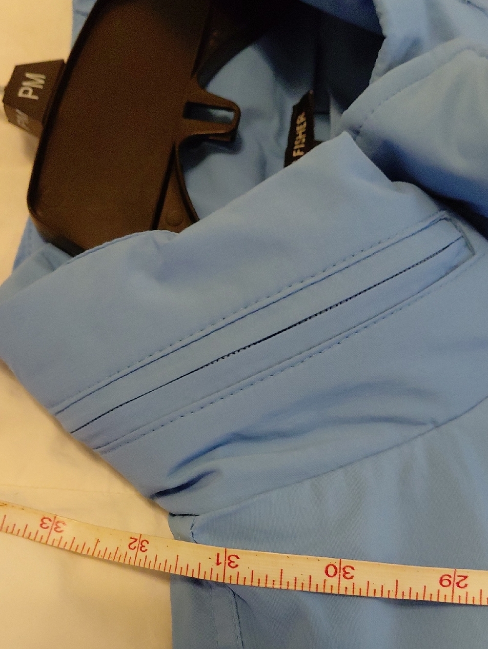 NWT Eileen Fisher Stand Collar Jacket  Sz L Blue Cotton Nylon Blend 2025 Season - Picture 12 of 12